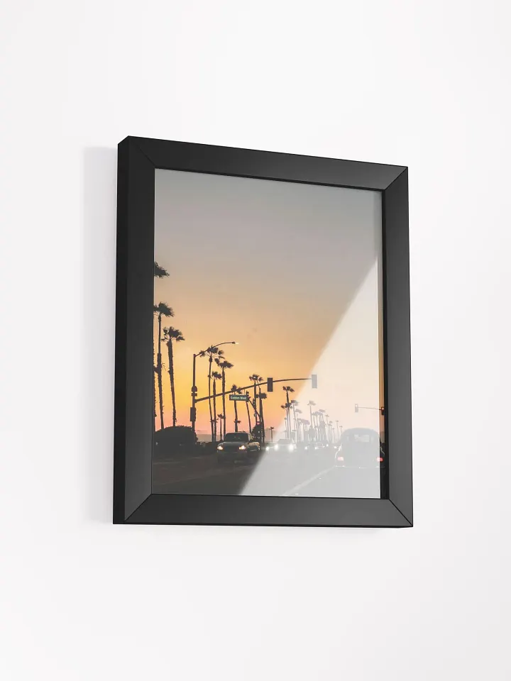 Golden West Coast - Framed High-Quality Matte Poster product image (2)