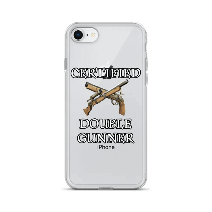 Certified Double Gunner iPhone Case Clear product image (1)