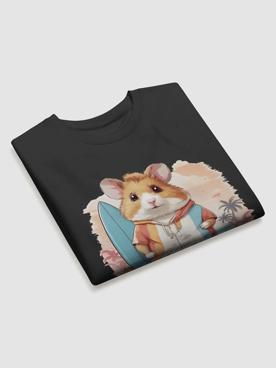 Surfing Hamster Cotton Premium Sweatshirt product image (17)