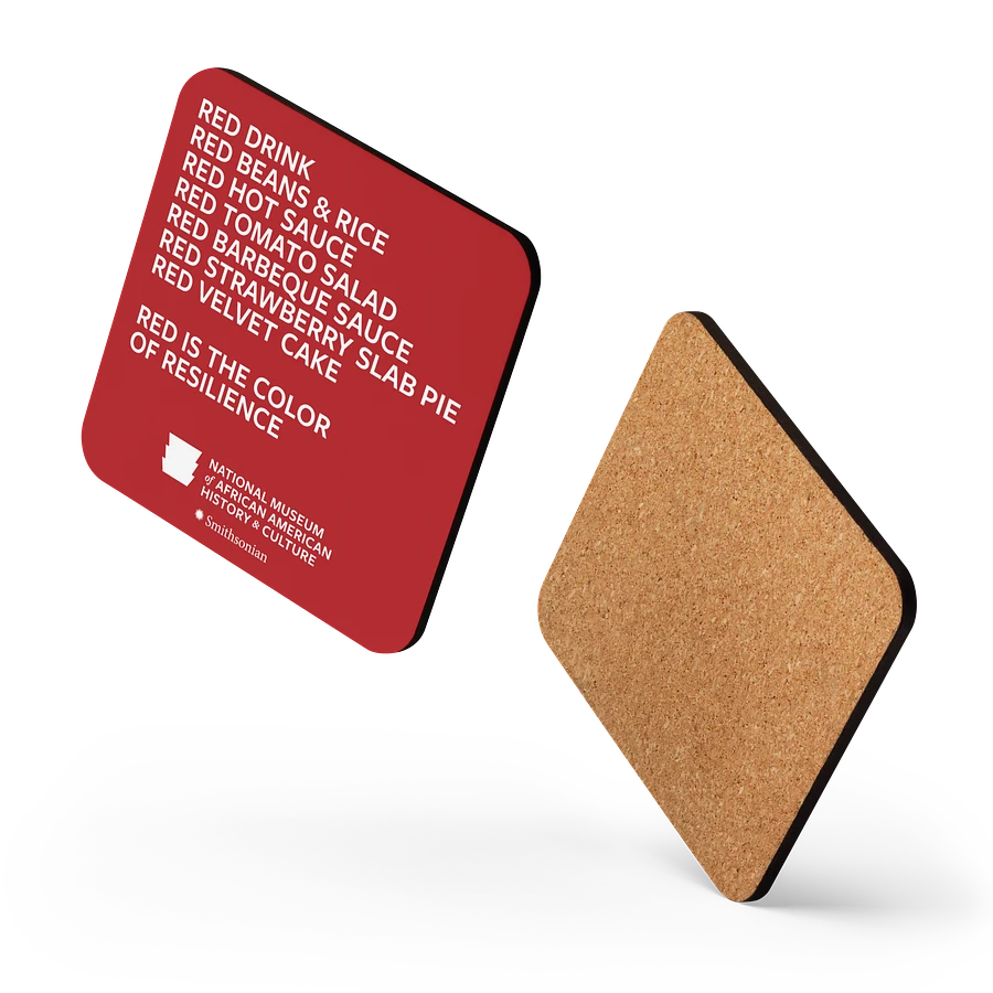 “Red is the Color of Resilience” Coaster Image 5