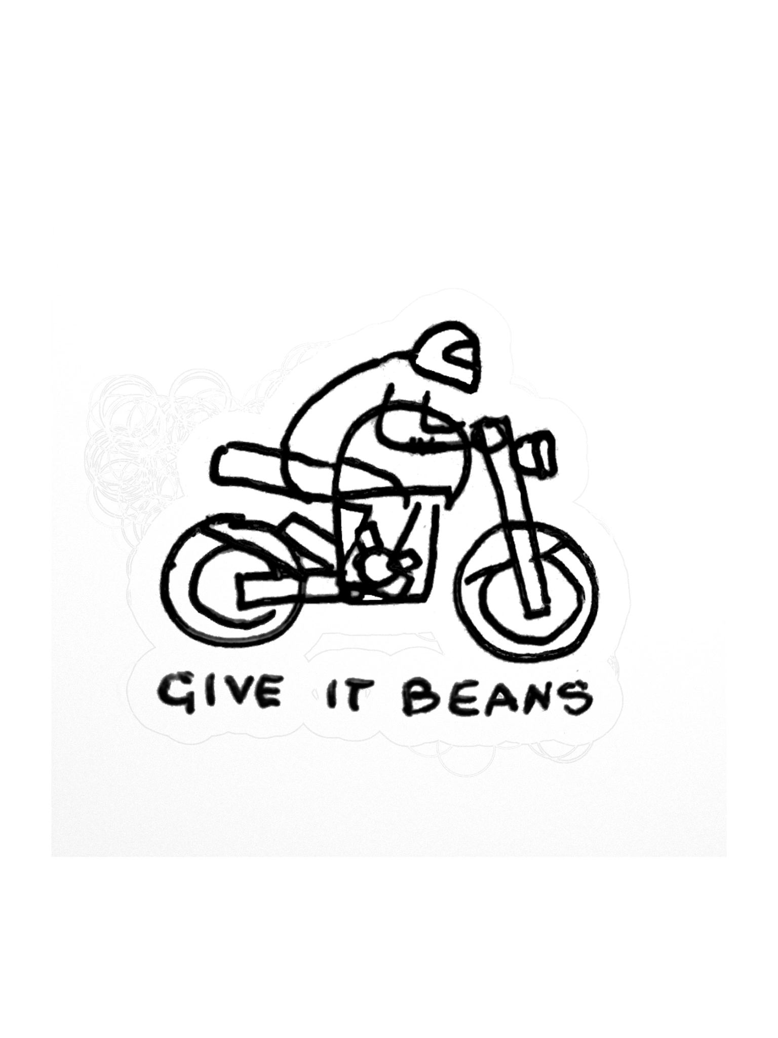 Give It Beans Sticker product image (2)