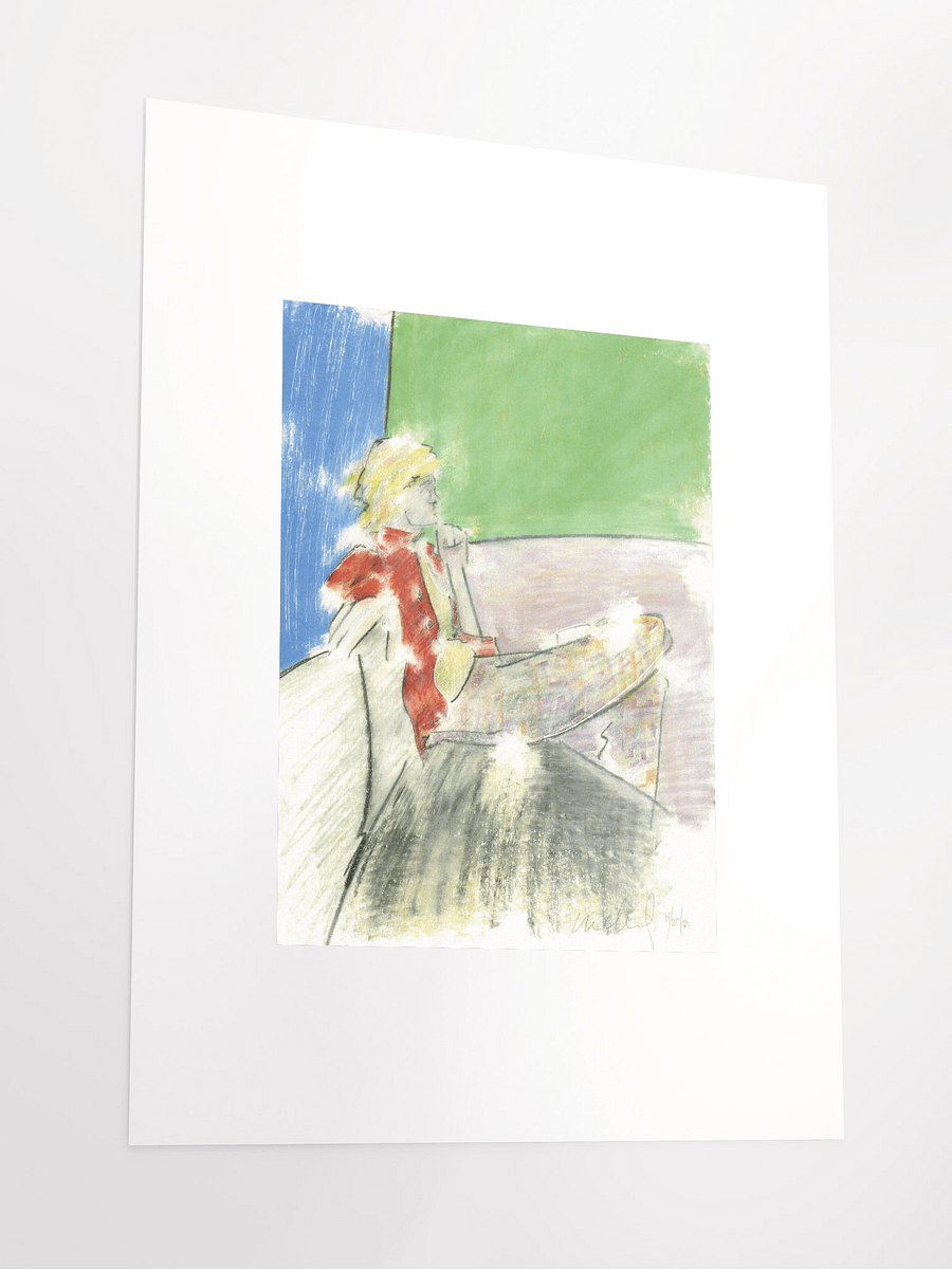 Woman in a Red Shirt 1985 print product image (4)