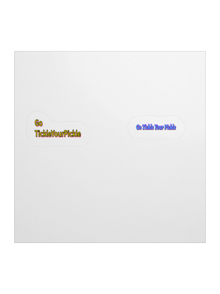 GO Stickle Your Pickle Meme Stickers. product image (1)
