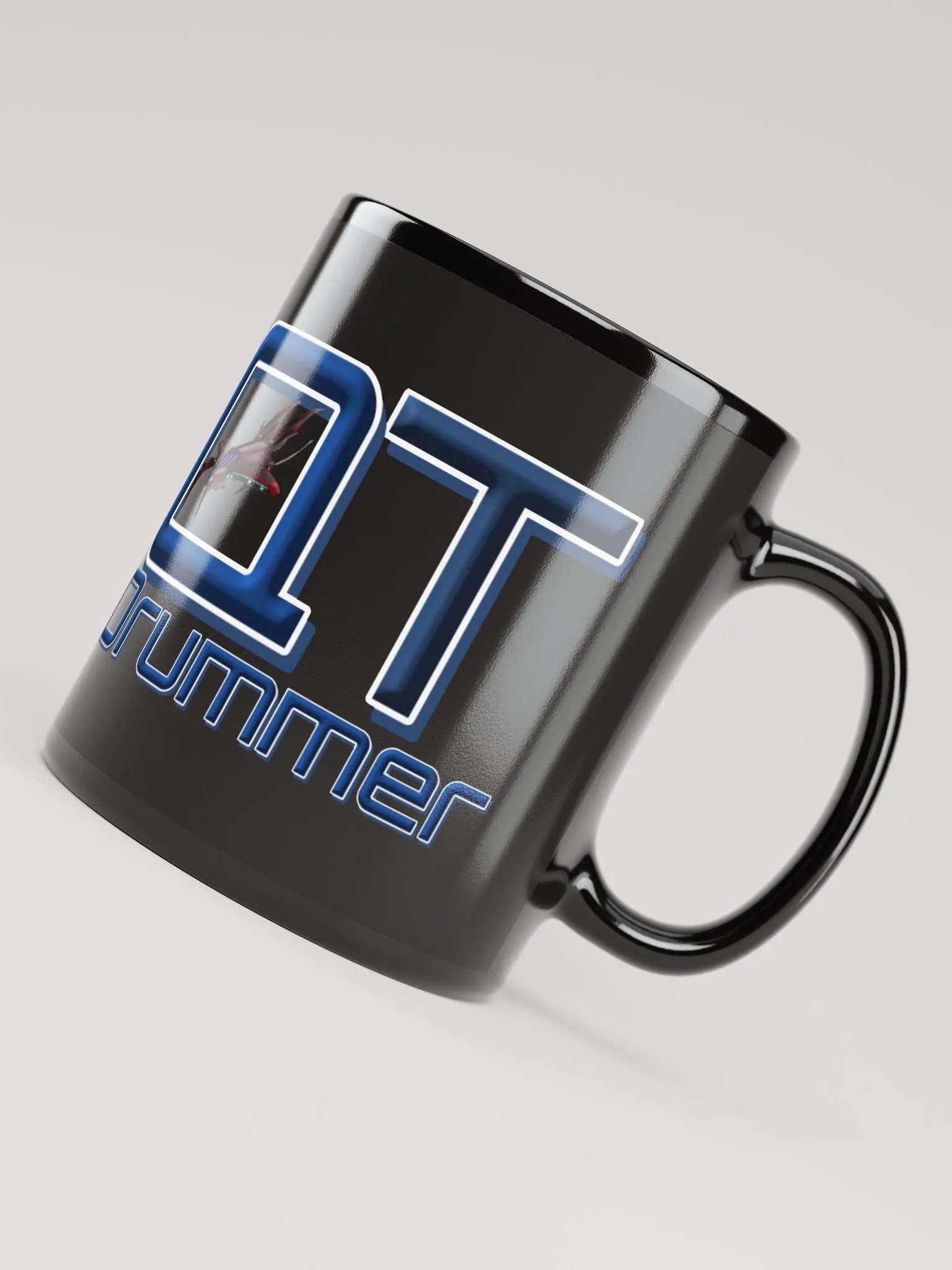 QTDrummer Mug Gloss Black product image (7)