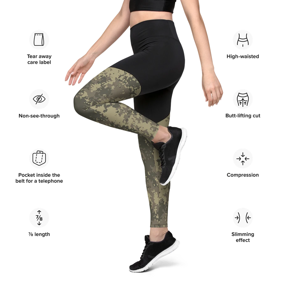 Vibrant Compression Sports Leggings product image (5)