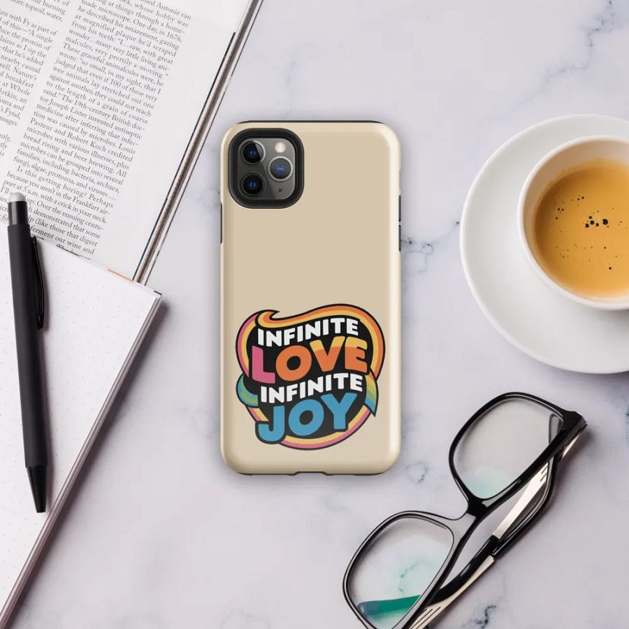 Infinite Love Infinite Joy Tough Case for Iphone (Champagne) product image (6)