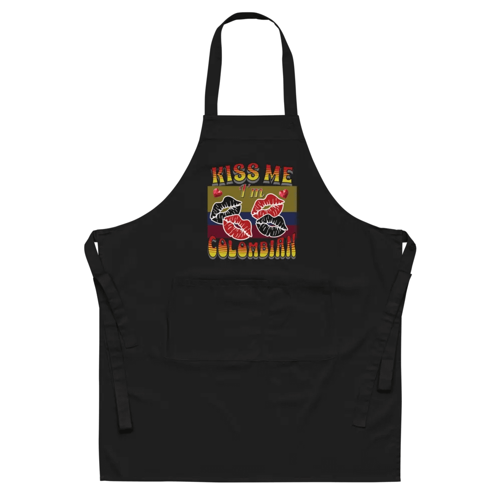 Kiss Me I'm Colombian Organic Cotton Apron product image (5)