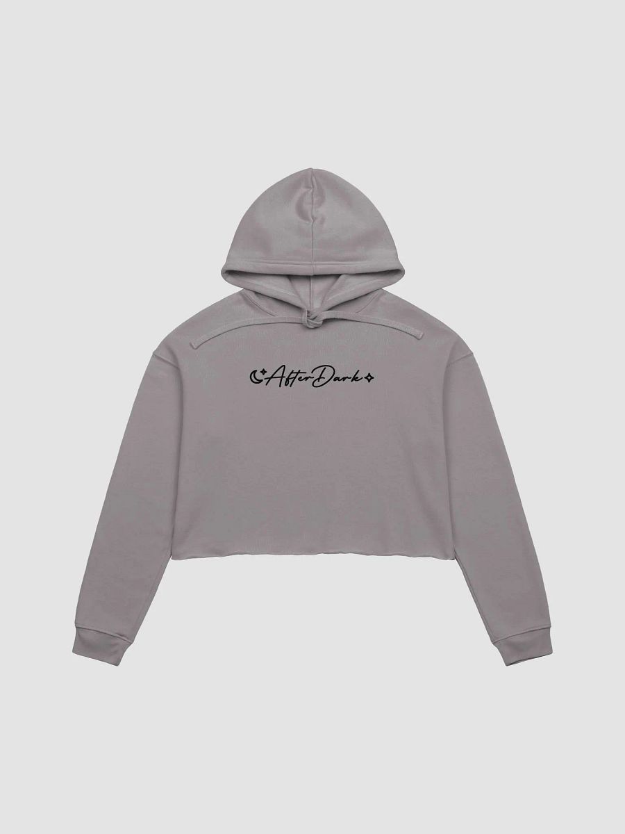 Crop Top AfterDark Hoodie - Grey product image (2)