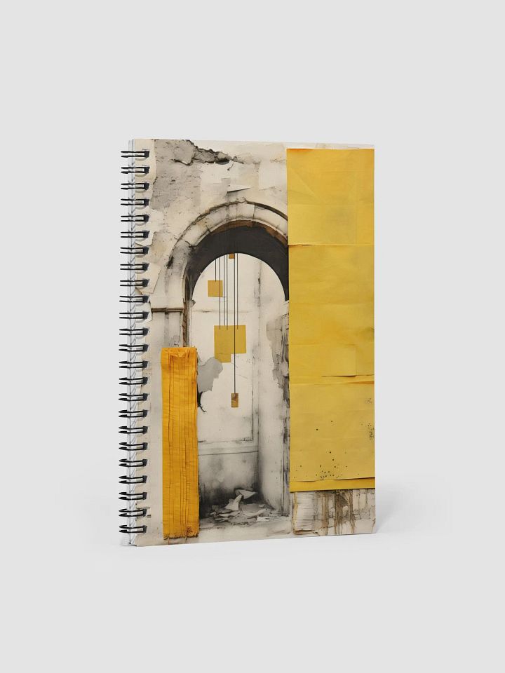 Door Yellow Old city Notebook product image (1)