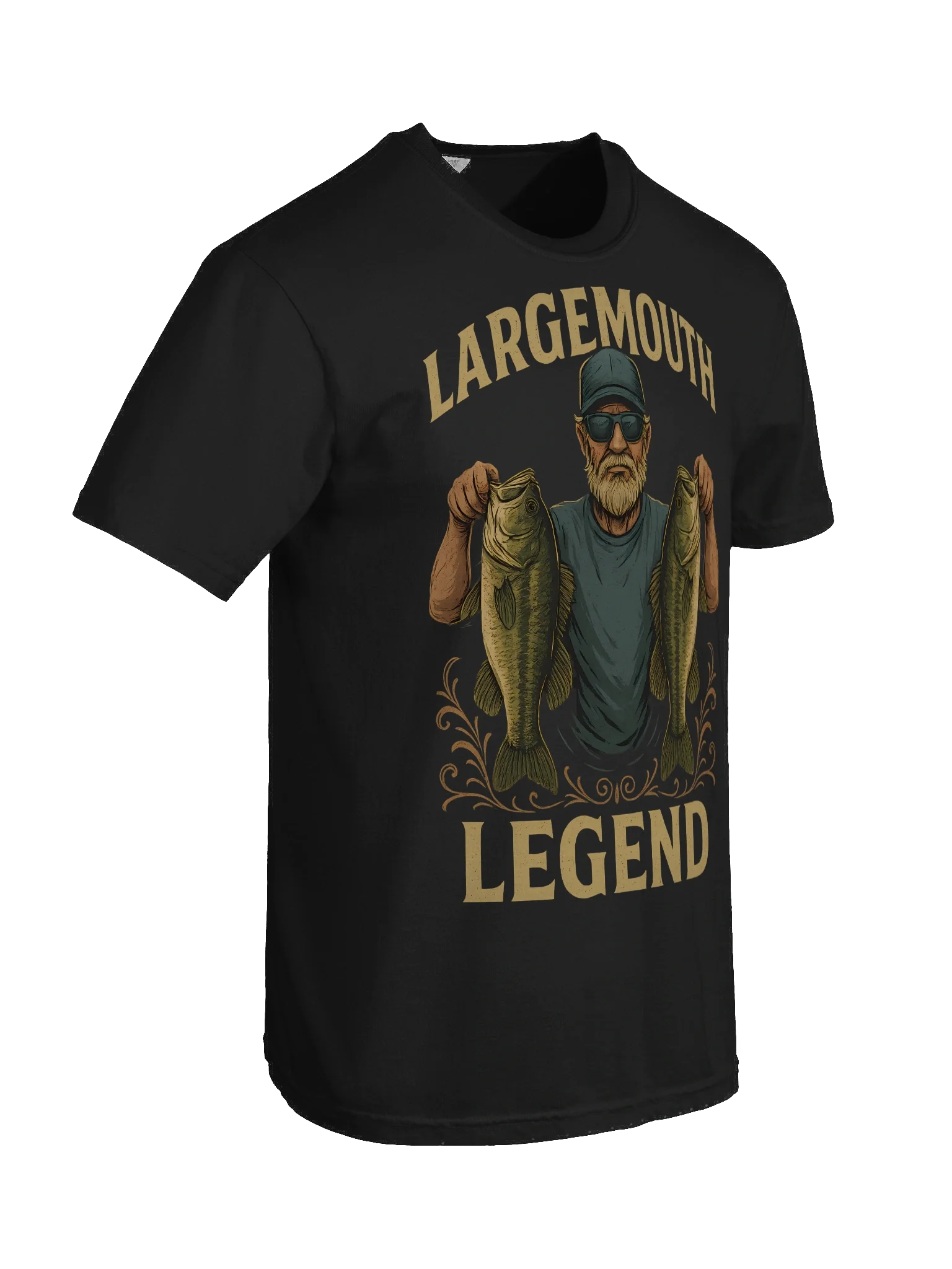 Bass Fishing T-Shirt – Largemouth Bass Angler Tee for Fishermen product image (8)