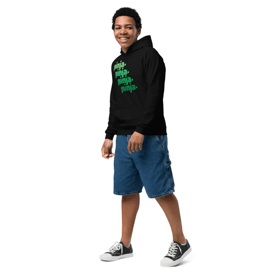 Green Quad Ninja Kids Hoodie product image (8)