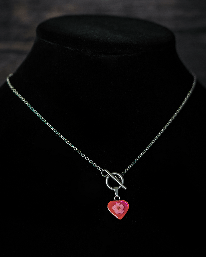Pink Heart Necklace product image (2)