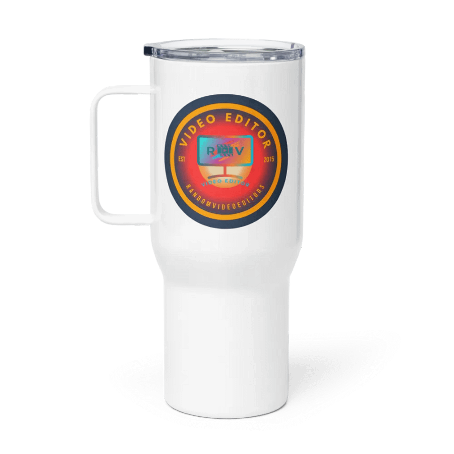 RandomVideoEditors Emblem Stainless Steel Travel Mug V2 product image (1)