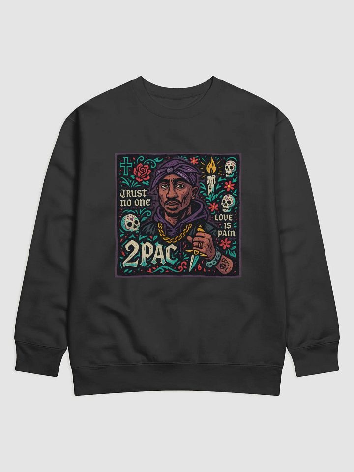 2 Pac Trust No One Stylized Sweatshirt product image (4)