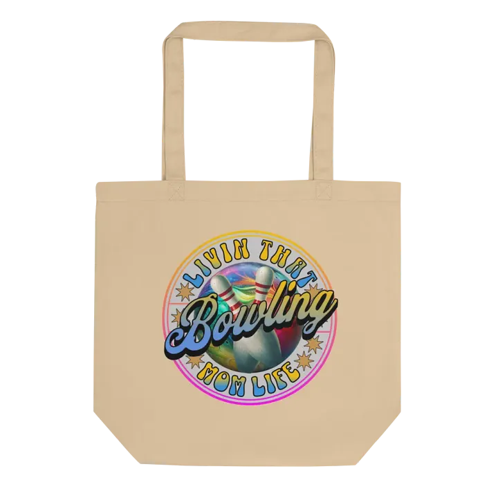 Livin That Bowling Mom Life Vibrant Tote Bag product image (1)