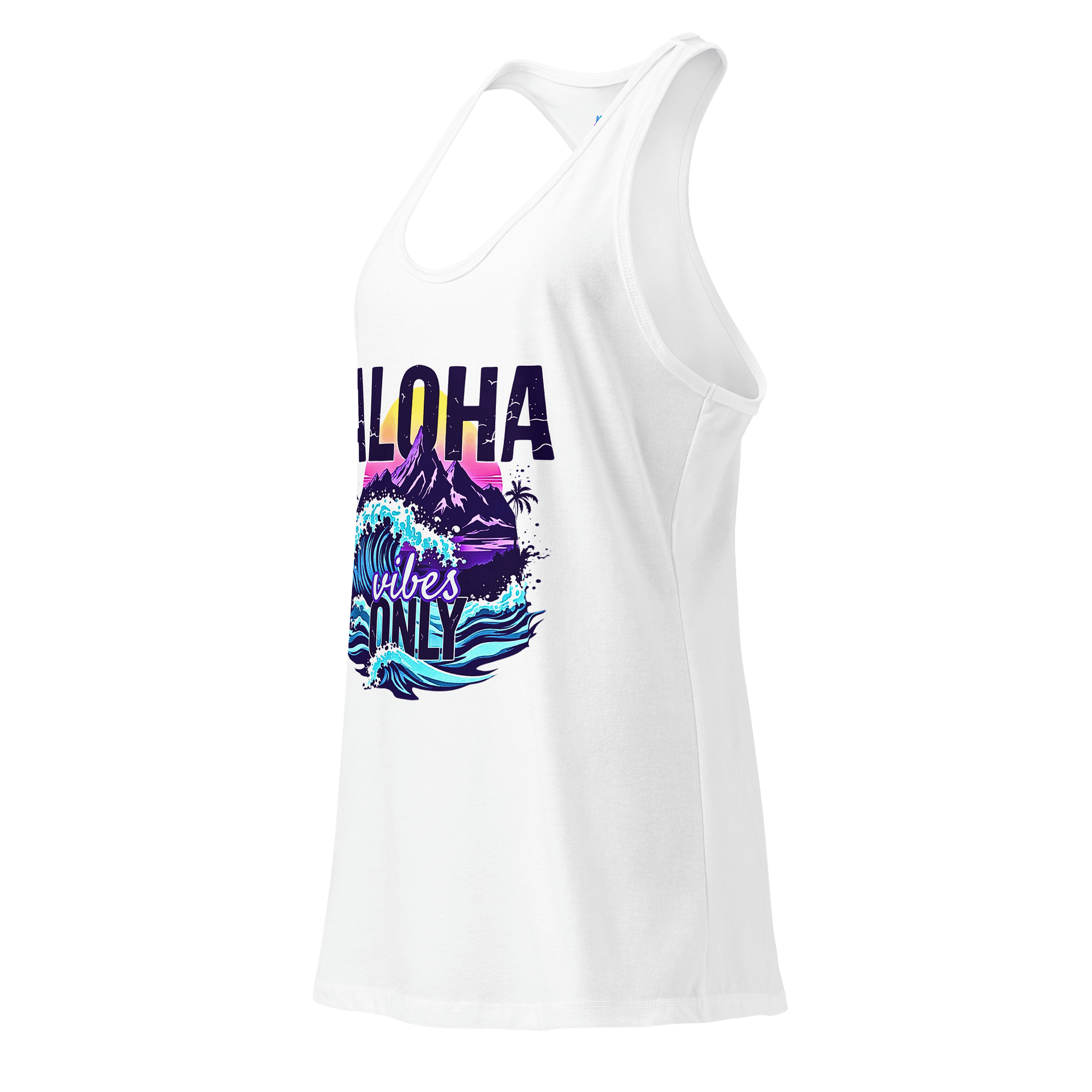Aloha Vibes Only Racerback Tank product image (7)
