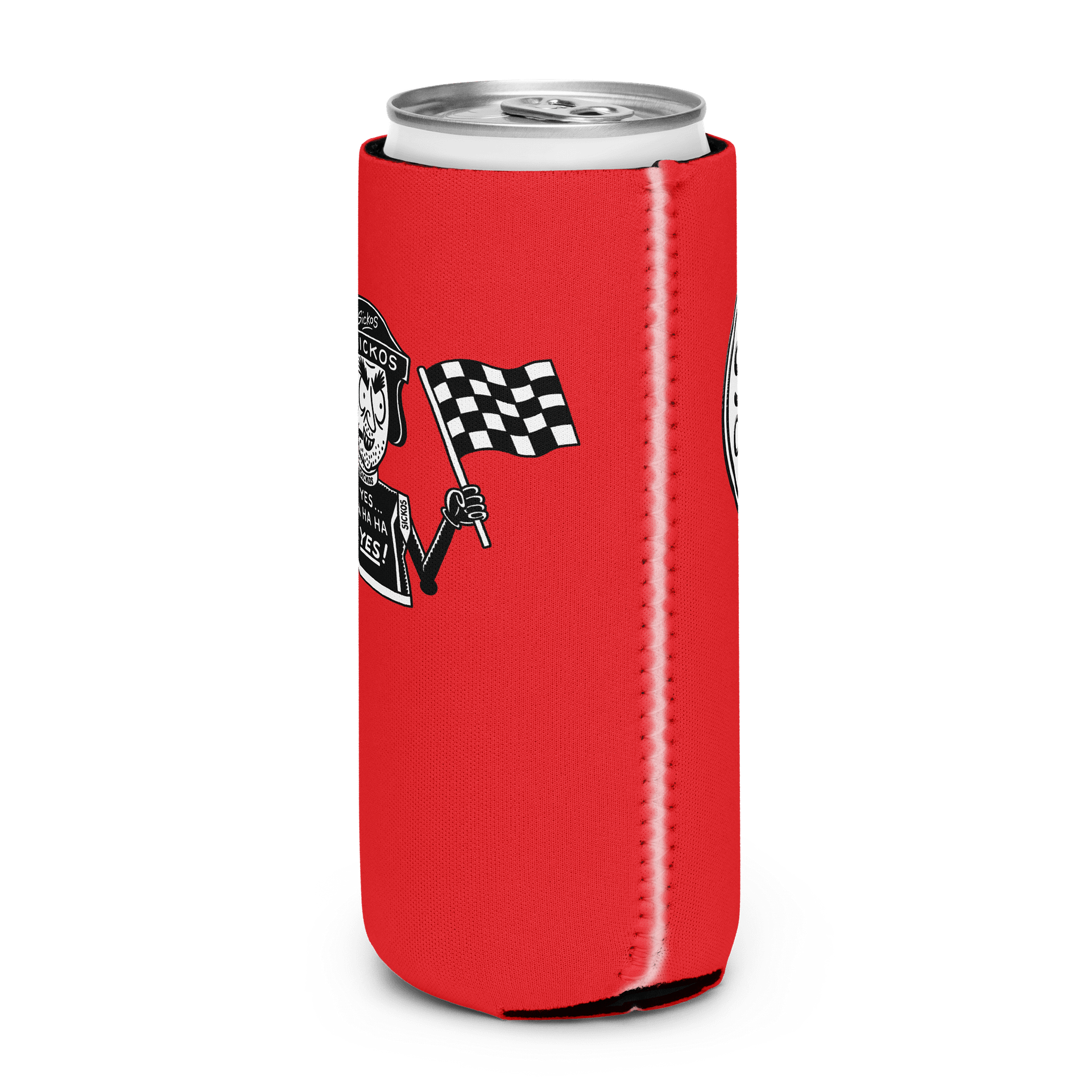 Sickos Racecar Driver Koozie (Slim/Regular) product image (11)