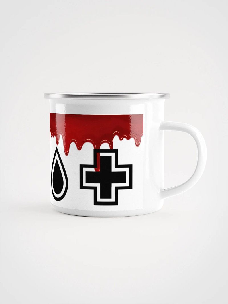 Bloody Symbols Enamel Mug