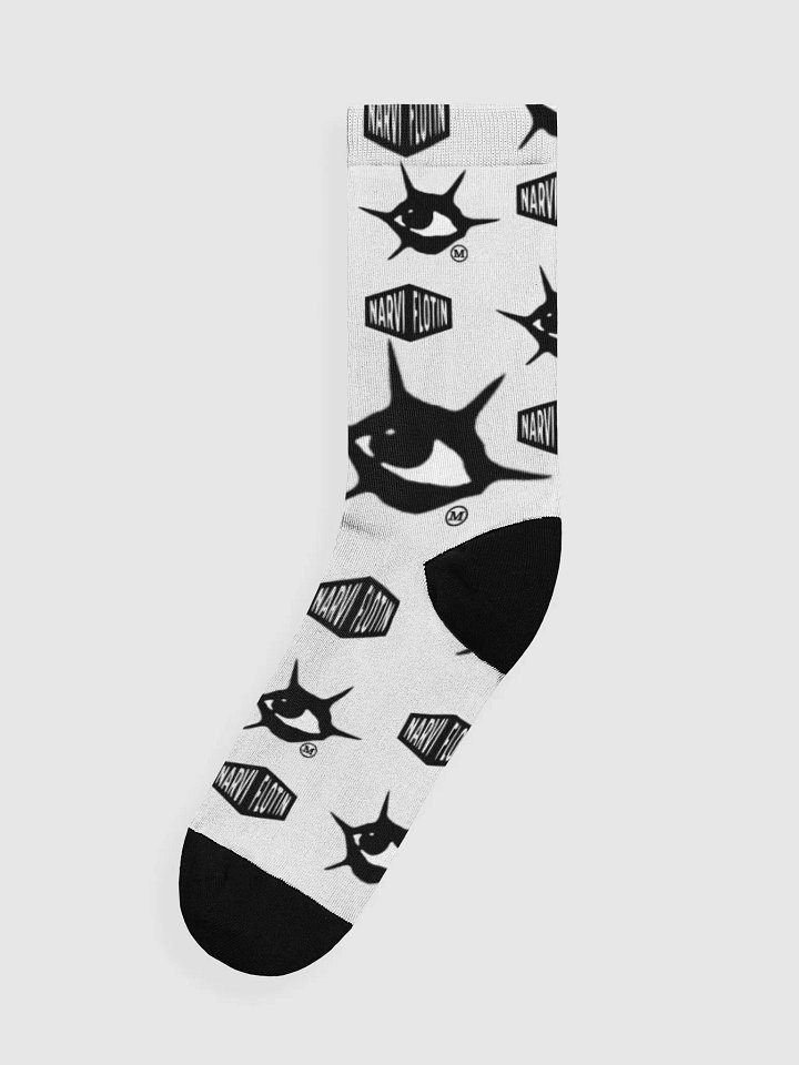 WANTED MEMORY®/NARVI FLOTIN® REPEATED LOGO SOCKS product image (1)