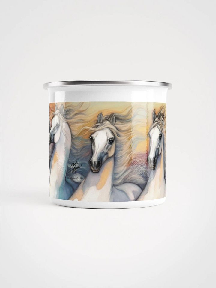 Sunset Horses Enamel Mug product image (2)