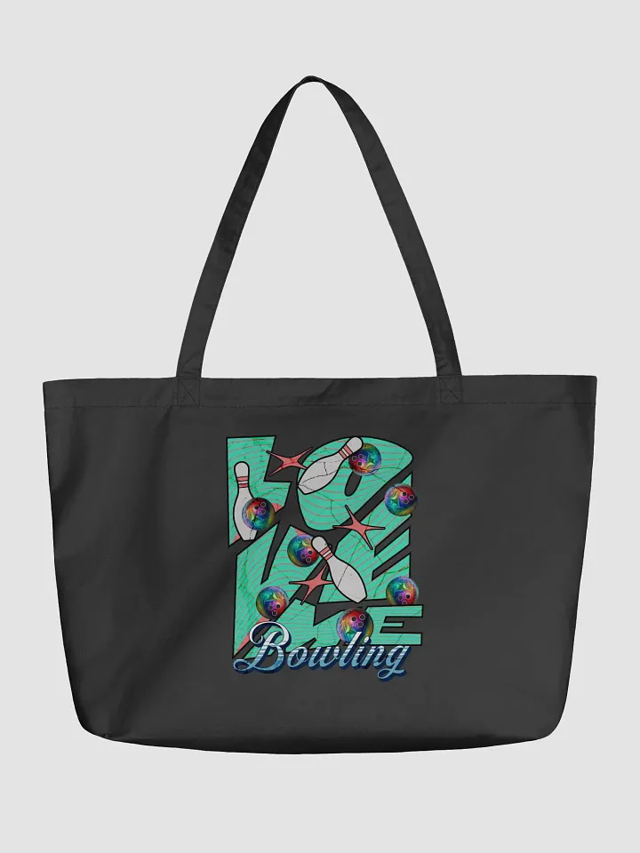 Love Me Bowling Retro Tote Bag product image (2)