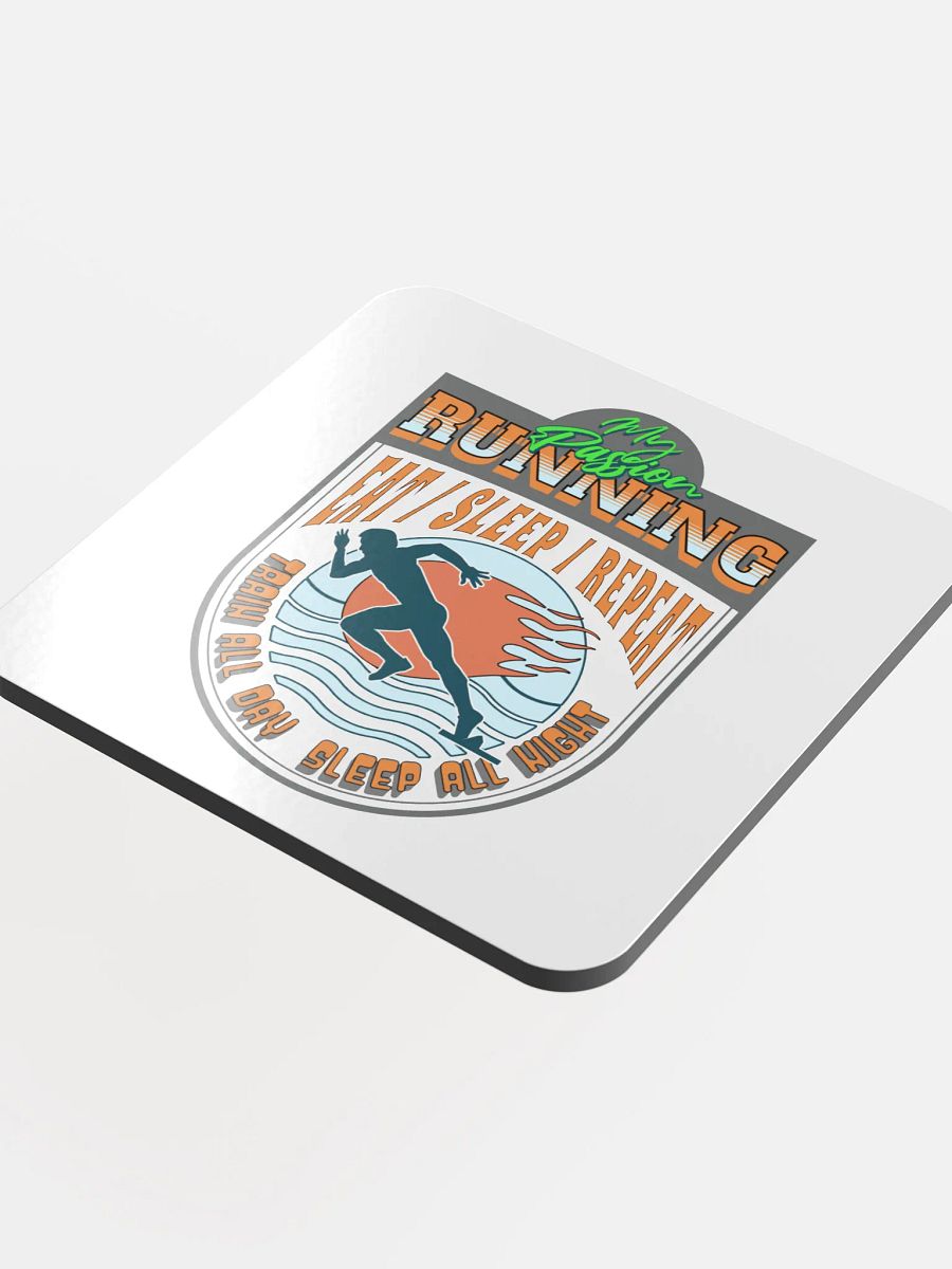 My Passion Running Shield Lifestyle Cork Coaster Set product image (4)