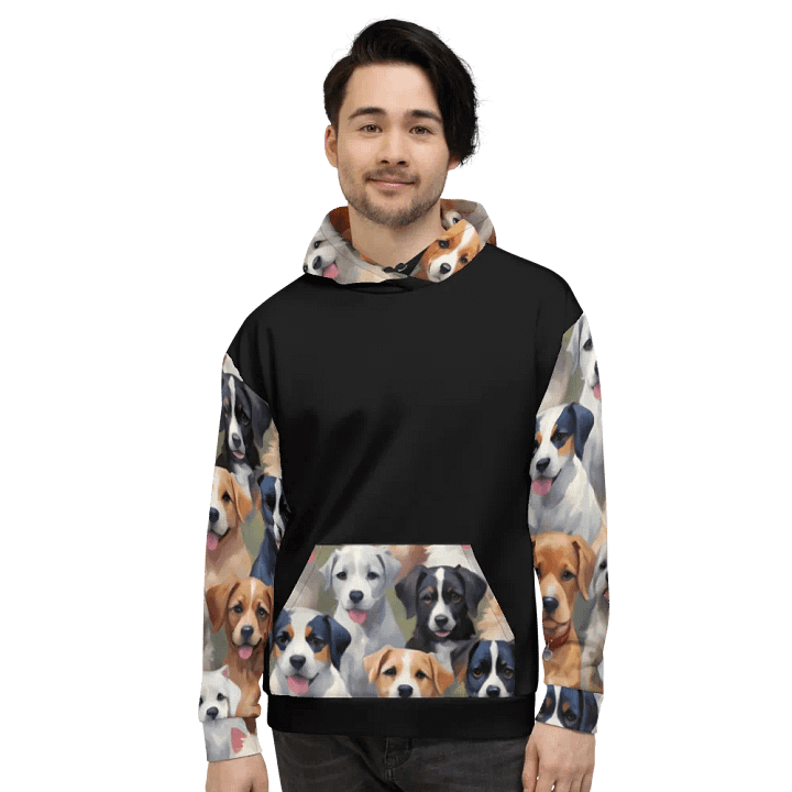 Paw-some Pup Parade Unisex Hoodie product image (2)