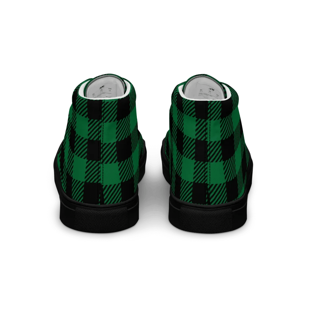 Mens Green Plaid Shoes product image (2)