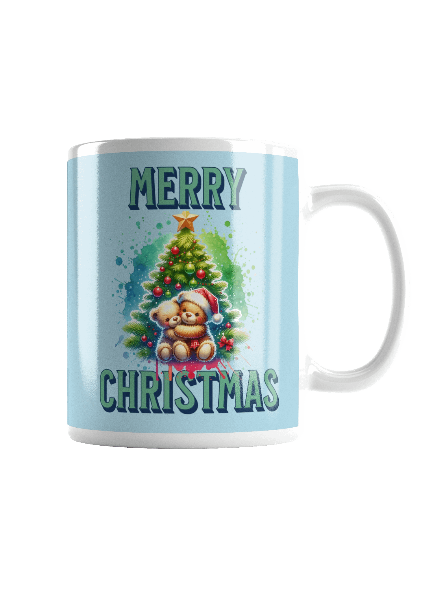 Merry Christmas Teddy Bear Mug product image (3)