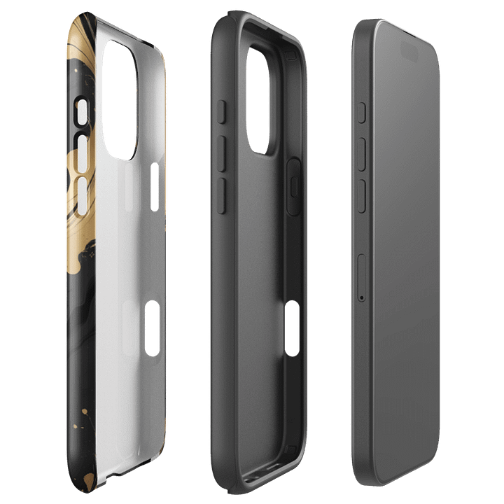 Tough Case for iPhone® – Mystic Gold Flow product image (92)