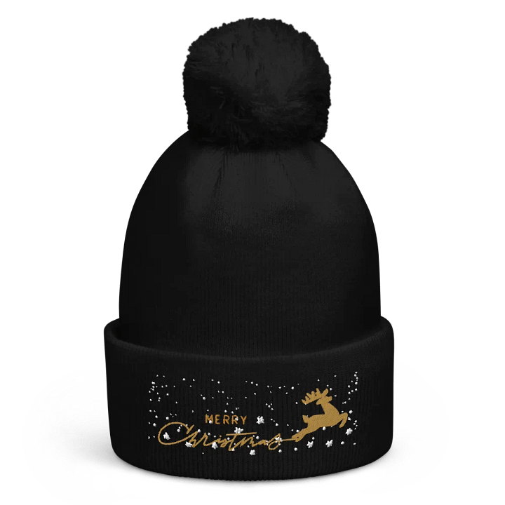 Festive Reindeer Pom-Pom Beanie product image (1)