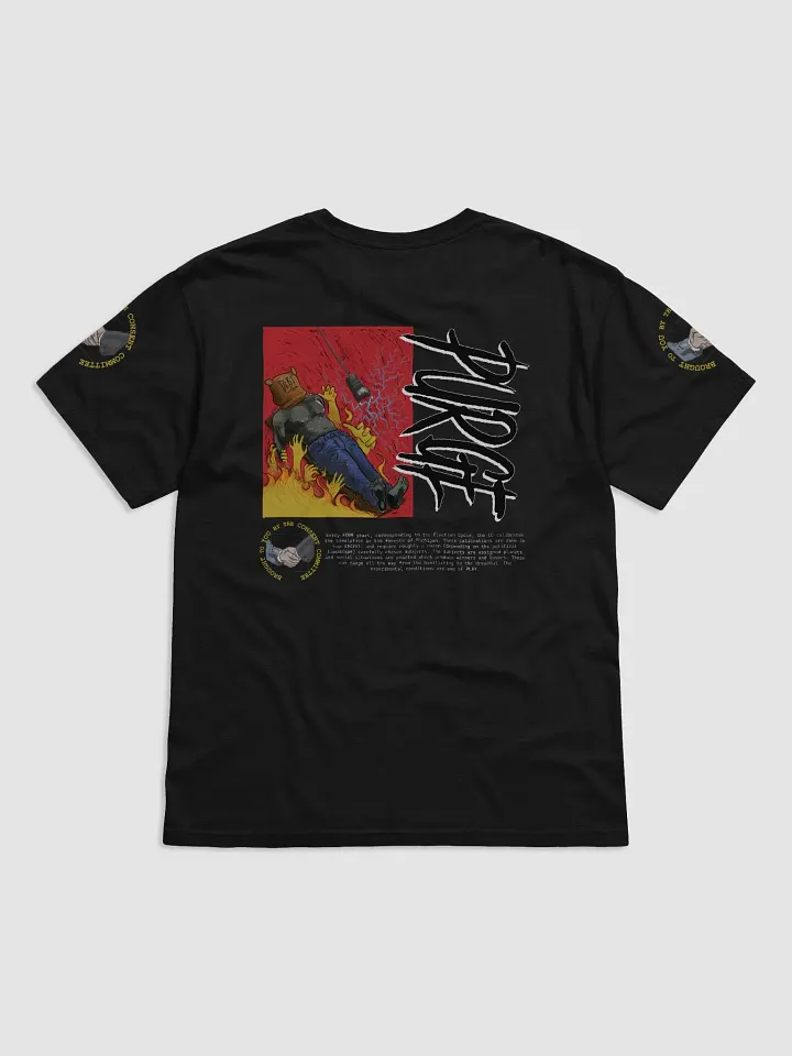 PURGE- PIT & THE PENDULUM T-Shirt Full-design Red product image (2)
