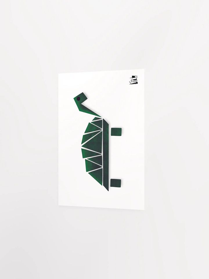 Geometric Tortoise Art Print product image (2)