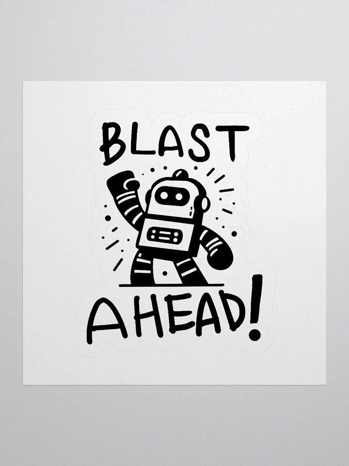 Blast Ahead Kiss Cut Stickers product image (2)