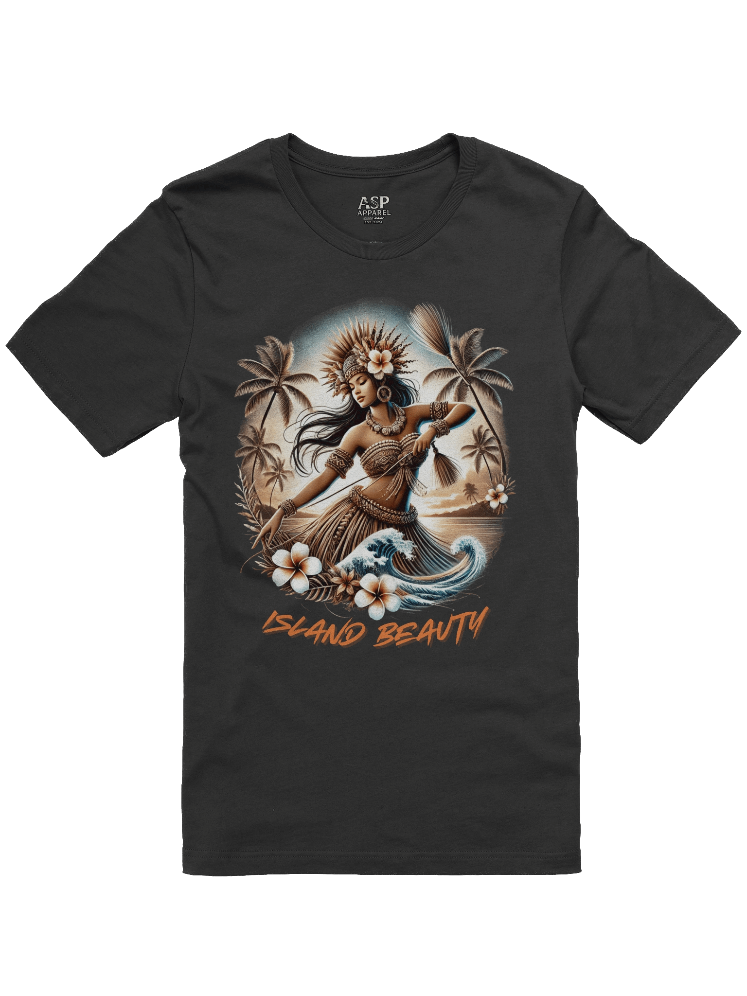 Island Beauty – Polynesian Dance Goddess Tropical Dance Art product image (1)