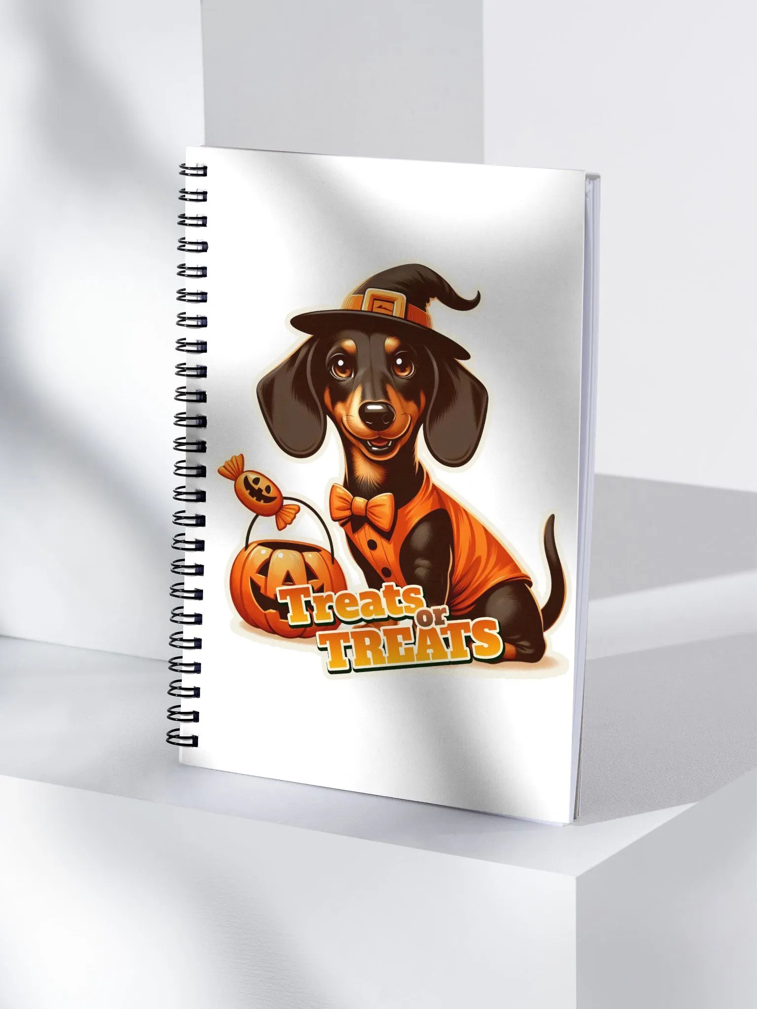 Spooky Dachshund Halloween Notebook product image (4)