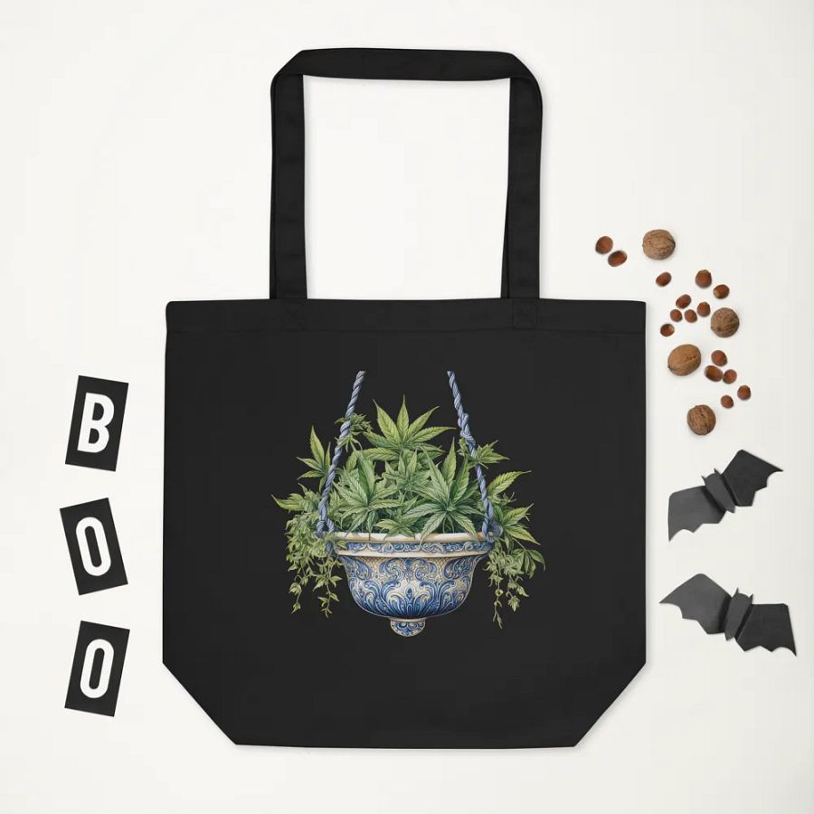 Blue Botanical Hanging Cannabis Planter product image (6)