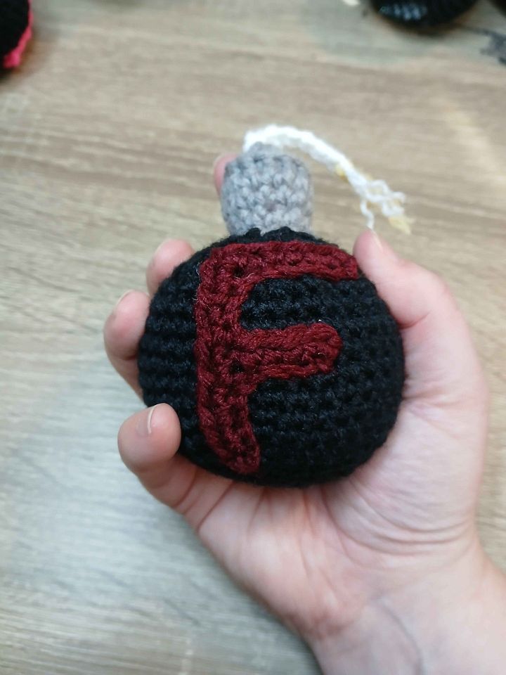 Handmade Crochet F Bomb – Made to Order product image (1)