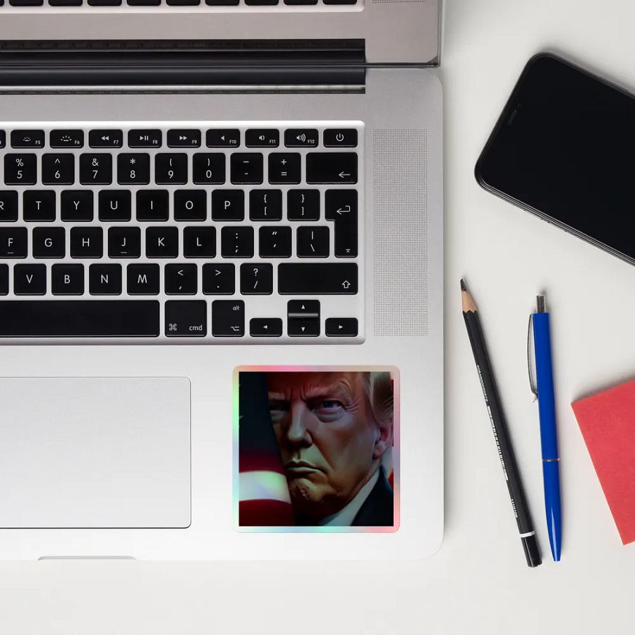 Trump Tough Holographic Sticker product image (12)