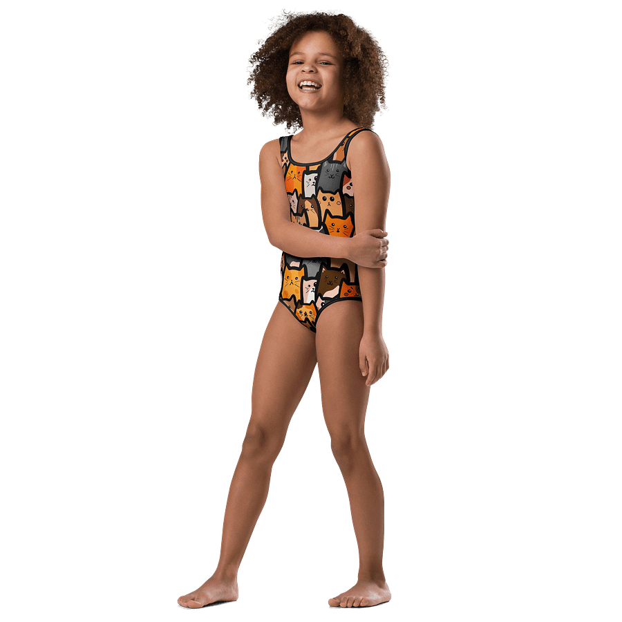 "Cats" Kid's One Piece Swimsuit product image (4)