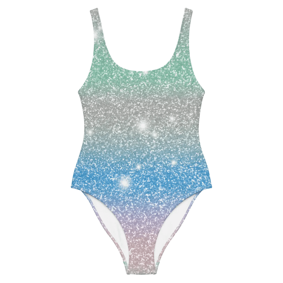 Glitter Unicorn Texture Design One Piece Swimsuit (10) product image (5)