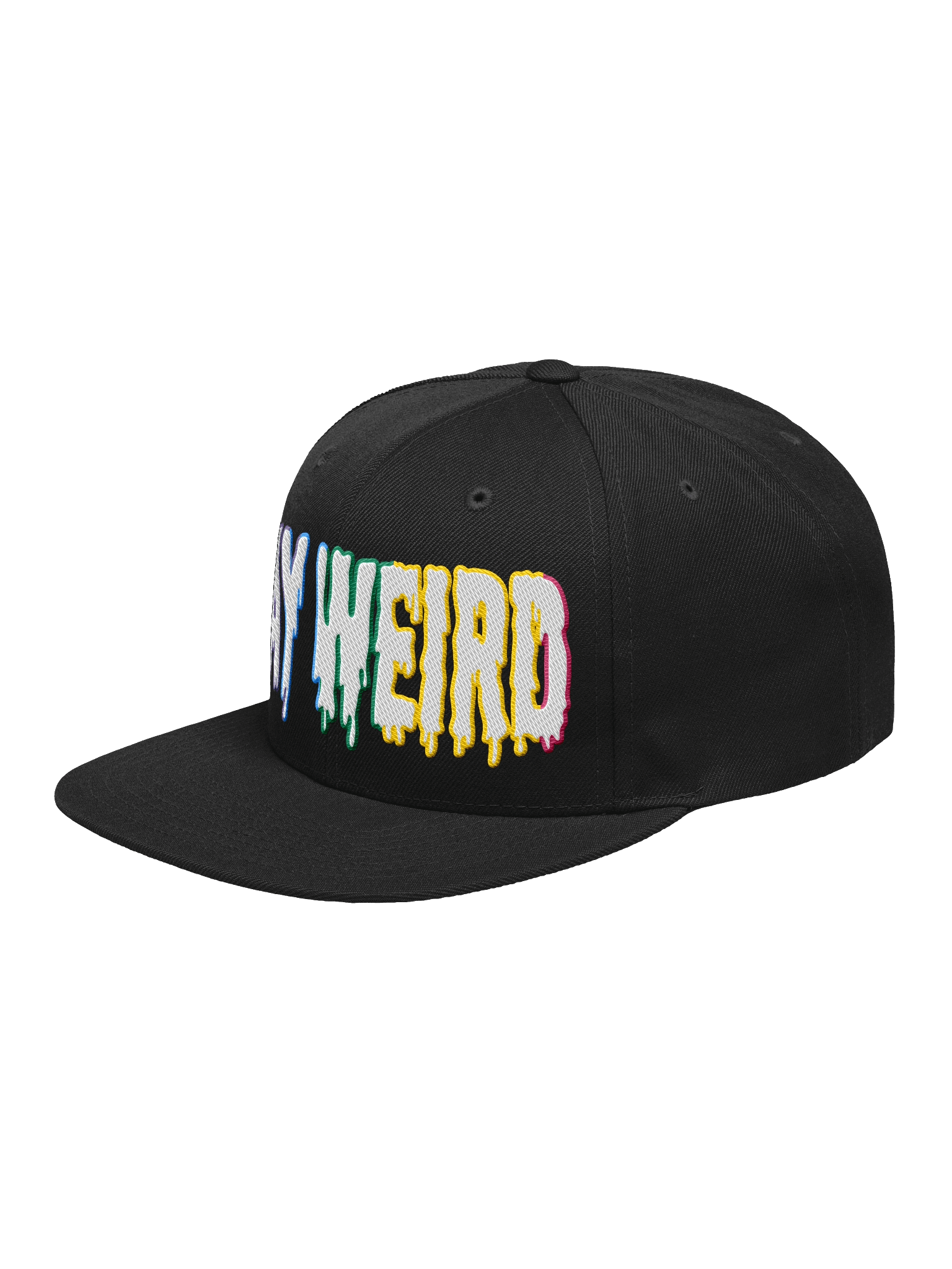 Stay Weird Wool Blend Snapback Cap product image (28)