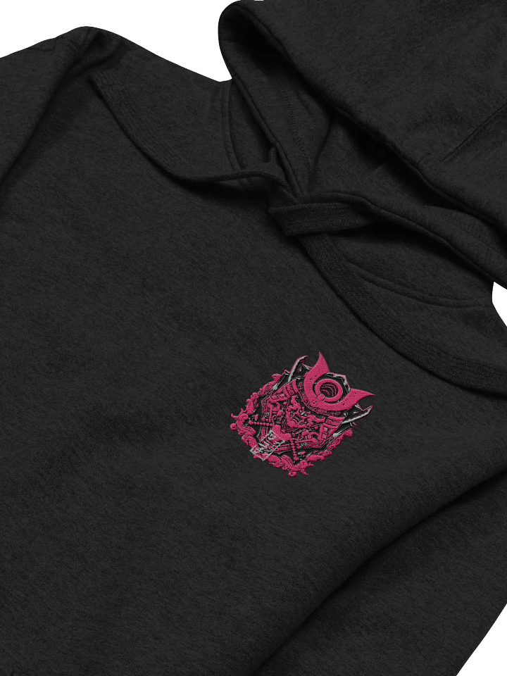 Samurai Helmet Left Embroidered Hoodie product image (2)