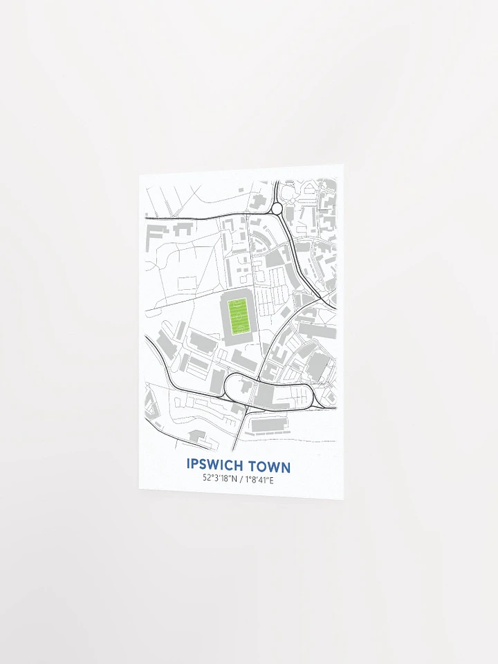 Ipswich Stadium Map Design Poster product image (2)