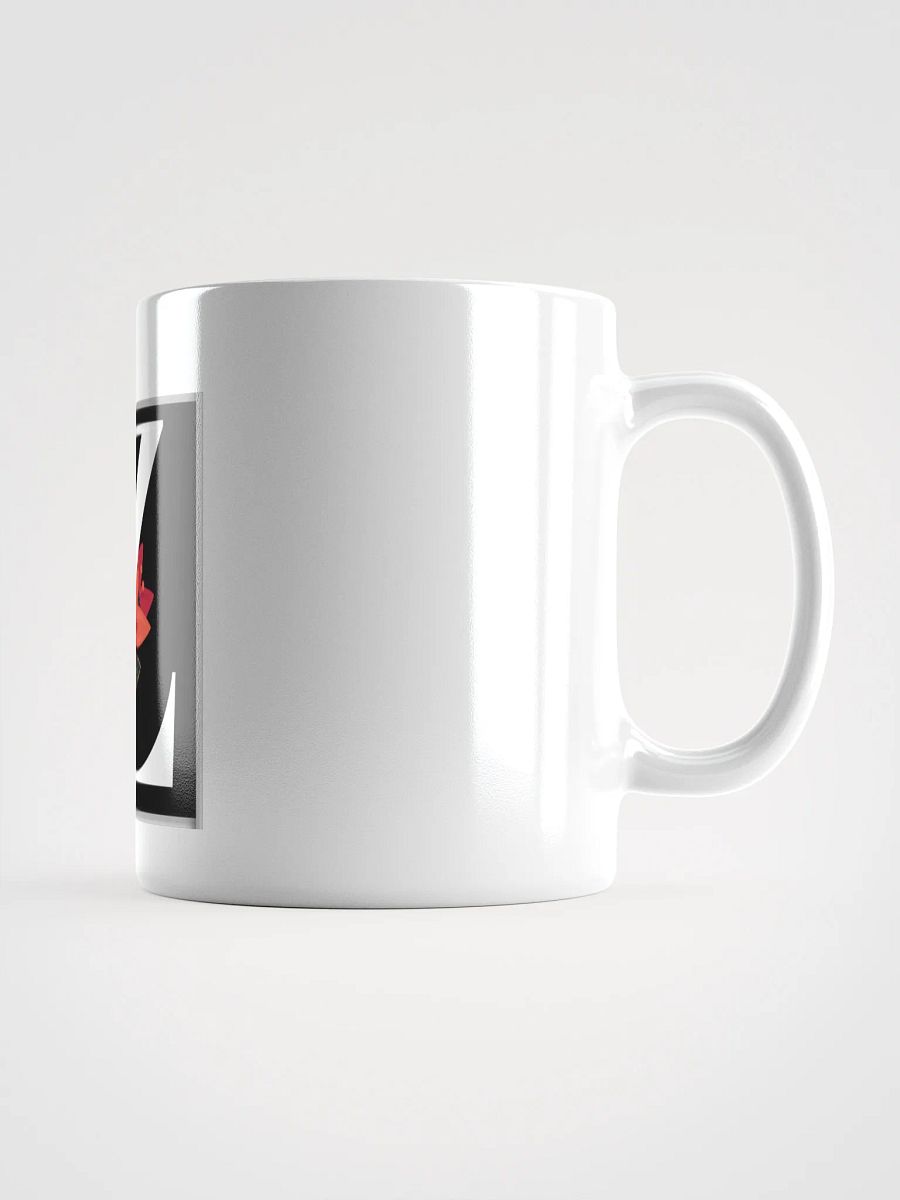 Floral Z Artistic White Glossy Mug product image (1)