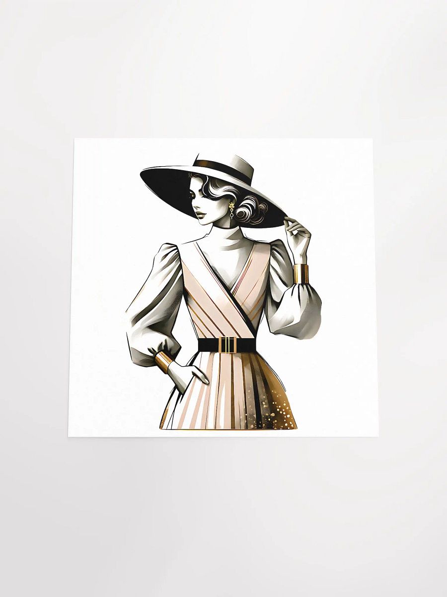 Elegant Vintage Chic Fashion Illustration product image (8)
