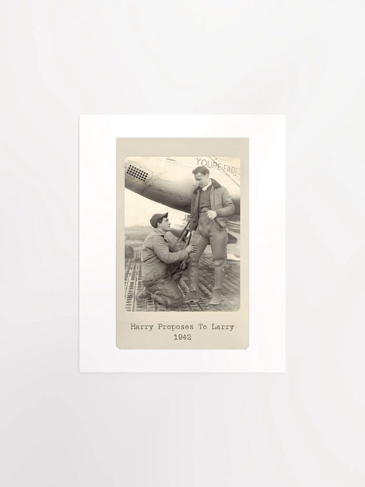 Harry Proposes To Larry 1942 - Print product image (1)
