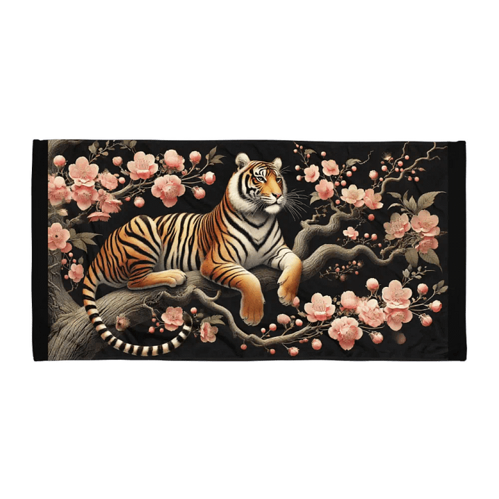 Thai Indochinese Tiger II Bath/Beach Towel product image (1)