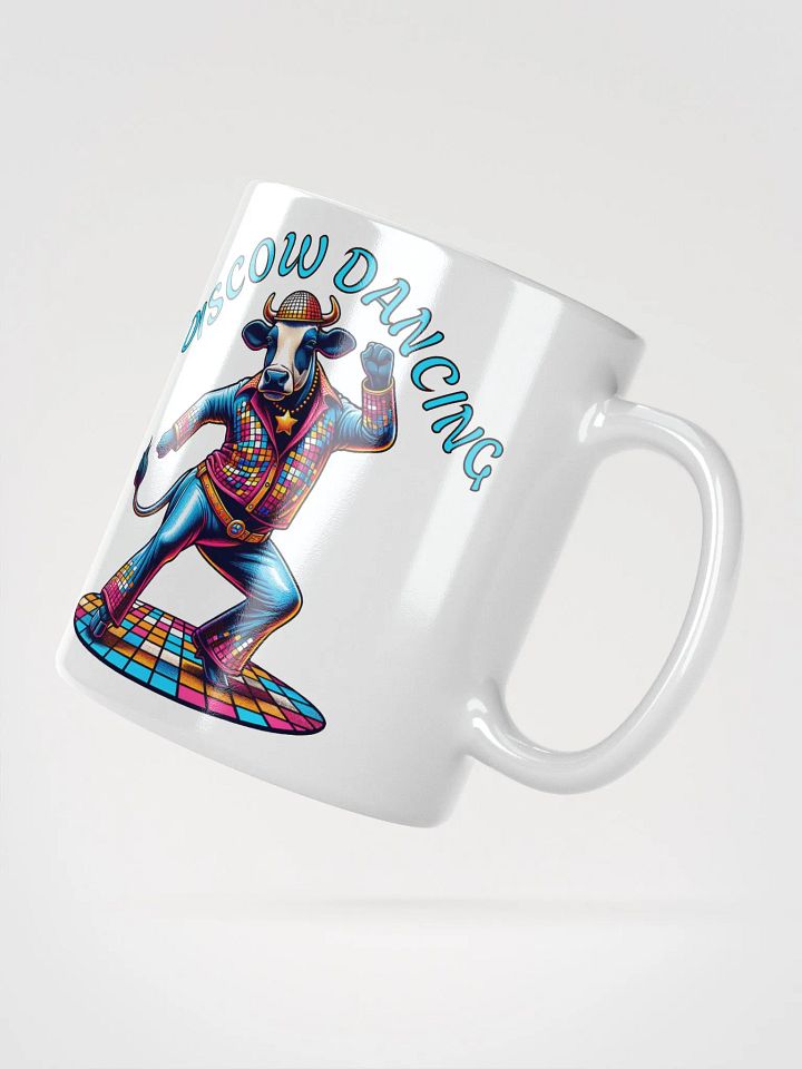 Colorful Disco Dancing Cow Mug - Fun and Funky Coffee Mug product image (4)
