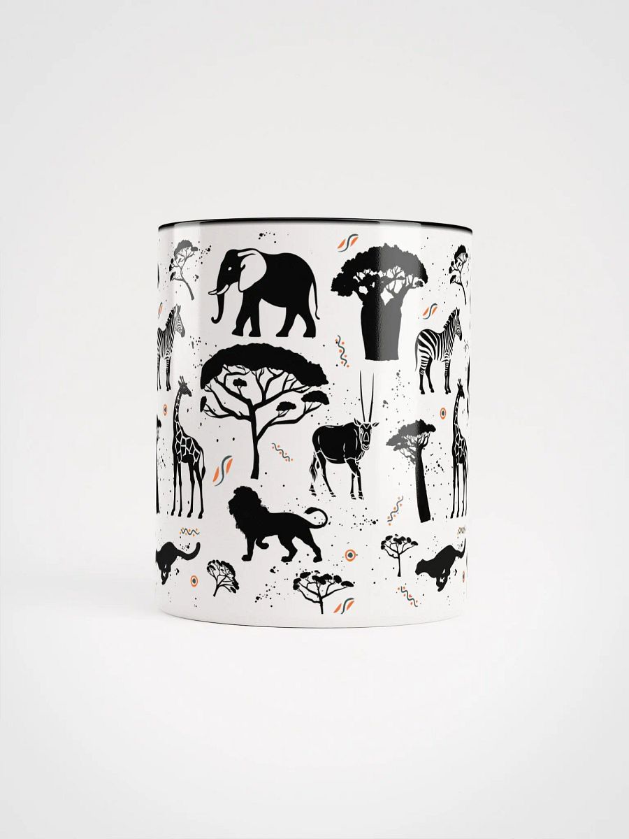 Unique African Wildlife Patterned Ceramic Mug product image (17)